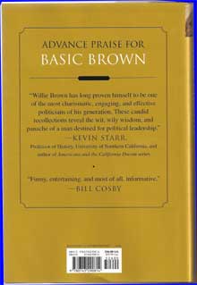 Willie Brown Book Cover Back